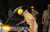 Mangalore :Car catches fire near  Kottara